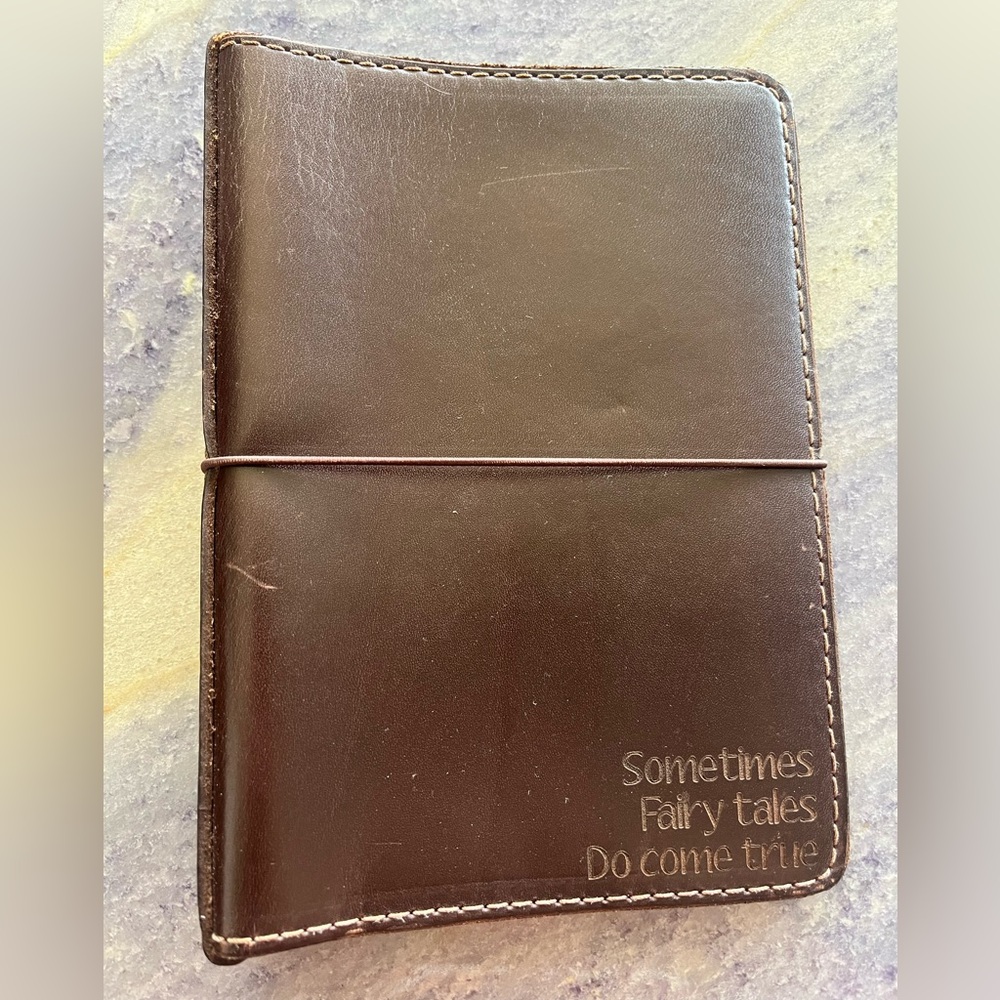 Chic Sparrow Original E-Class B6 Evanwood Planner Leather Cover TN Rare Brown